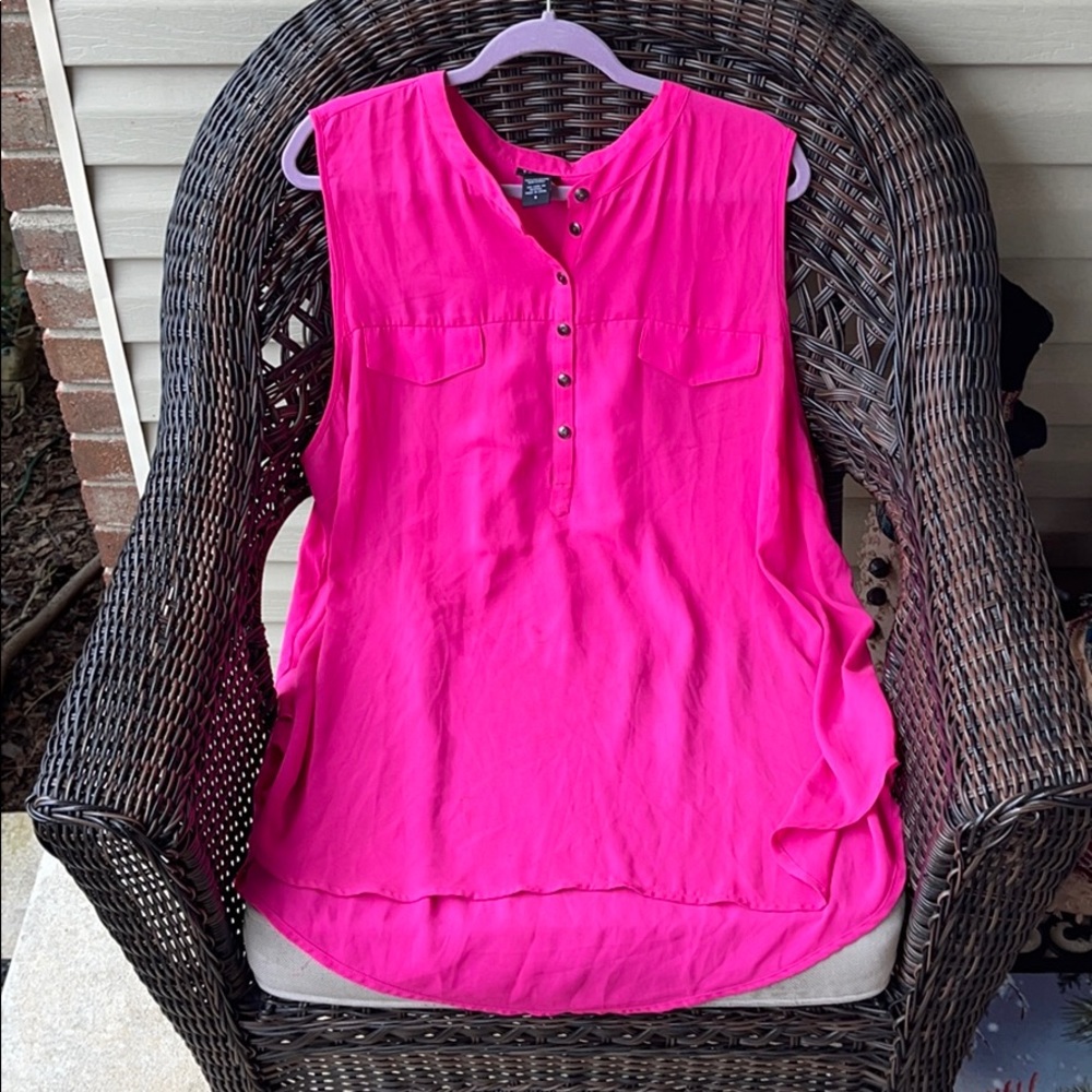 Torrid Hot Pink Tank Size 3
